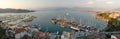 Panoramic view of Fethiye, Turkey in the afternoon