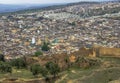 Panoramic view of Fez Fes center, Morocco Royalty Free Stock Photo