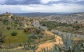 Panoramic view of Fez Fes center, Morocco Royalty Free Stock Photo