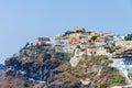 Panoramic view of Fira on Santorini Royalty Free Stock Photo