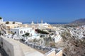 Panoramic view of Fira. Santorini Island, the Cyclades, Greece. Royalty Free Stock Photo