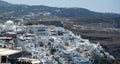 Panoramic view of Fira santorini Royalty Free Stock Photo