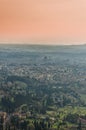 Panoramic view of Firenze from Fiesole Royalty Free Stock Photo