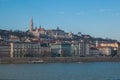 Panoramic view of Fisherman`s Bastion in the old town of Budapest, Hungary Royalty Free Stock Photo