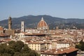 Panoramic view of Florence Royalty Free Stock Photo