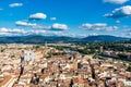 Panoramic view of Florence on a beautiful day, Tuscany, Italy Royalty Free Stock Photo