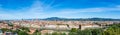 Panoramic view of Florence on a beautiful day, Tuscany, Italy Royalty Free Stock Photo