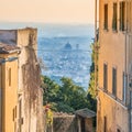 Panoramic view of Florence from Fiesole Royalty Free Stock Photo