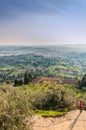 Panoramic view of Florence from Fiesole. Tuscany, Italy Royalty Free Stock Photo