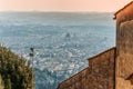 Panoramic view of Florence from Fiesole. Tuscany, Italy Royalty Free Stock Photo