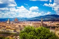 Panoramic view Florence Firenze, Tuscany, Italy Royalty Free Stock Photo