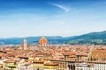 Panoramic view of Florence, Italy Royalty Free Stock Photo