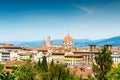 Panoramic view of Florence, Italy. Royalty Free Stock Photo