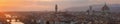 Panoramic view of Florence - Tuscany Royalty Free Stock Photo