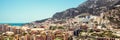 Panoramic view of Fontvieille. Principality of Monaco