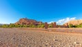 Panoramic view of the fortified town of Ait ben Haddou