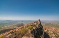 Panoramic view Fortress of Guaita (Rocca della Guaita), castle i