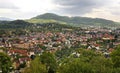 Panoramic view of Freiburg im Breisgau. Germany Royalty Free Stock Photo