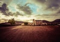 Panoramic View of the Friar`s farmhouse Royalty Free Stock Photo