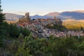 Panoramic view of Frias, Burgos, Spain Royalty Free Stock Photo