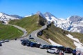 Panoramic view at the Fuscher Torl on the Grossglockner High Alpine Road, Austria Royalty Free Stock Photo