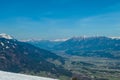 Dreilaendereck - Panoramic view of Gailtal valley surrounded by Gailtal Alps and High Tauern