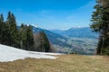 Dreilaendereck - Panoramic view of Gailtal valley surrounded by Gailtal Alps and High Tauern
