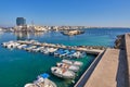 Panoramic View Of Gallipoli Harbour And Medieval Castle Royalty Free Stock Photo