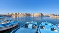 Panoramic View Of Gallipoli Harbour And Medieval Castle Royalty Free Stock Photo