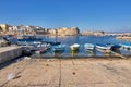 Panoramic View Of Gallipoli Harbour And Medieval Castle Royalty Free Stock Photo