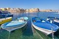 Panoramic View Of Gallipoli Harbour And Medieval Castle Royalty Free Stock Photo