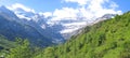 Panoramic view of the Gavarnie Circus Royalty Free Stock Photo