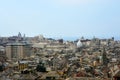 Panoramic view of Genoa city Spianata Castelletto Belvedere Montaldo, Genoa, Italy Royalty Free Stock Photo