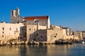 Panoramic view of Giovinazzo. Puglia. Italy. Royalty Free Stock Photo