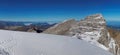 Panoramic view of the Glarnisch glacier, Swiss Alps, Switzerland Royalty Free Stock Photo