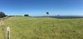 Panoramic view of Glass House Mountains Sunshine Coast Queensland Australia Royalty Free Stock Photo