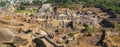 Panoramic view of Golconda fort in Hyderabad, India