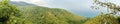 Panoramic view on Gombe forest Royalty Free Stock Photo