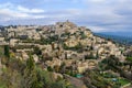 Panoramic view of Gordes, Provence, France Royalty Free Stock Photo