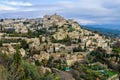 Panoramic view of Gordes, Provence, France Royalty Free Stock Photo