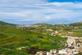 Panoramic view of Gozo Island