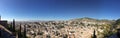 Panoramic view of Granada city