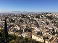 Panoramic view of Granada city