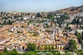 Panoramic view of Granada, Spain Royalty Free Stock Photo
