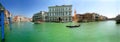 Panoramic view on Grand Canal in Venice, Italy.