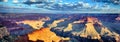 Panoramic view of Grand Canyon Royalty Free Stock Photo