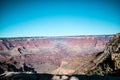 Panoramic View of the Grand Canyon as Seen from the South Rim on a Bright, Clear Autumn Afternoon Royalty Free Stock Photo