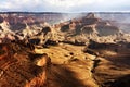 Panoramic view of the Grand Canyon Royalty Free Stock Photo