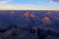 Panoramic view of Grand Canyon, at sunset, USA Royalty Free Stock Photo