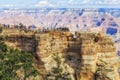 Panoramic view of Grand Canyon, view point at south rim Royalty Free Stock Photo